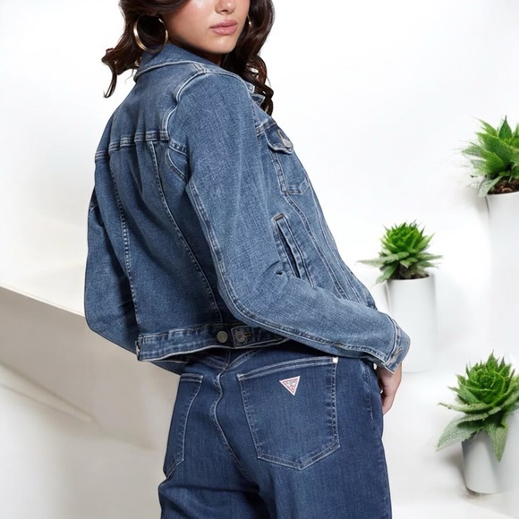 NWT Falls Creek Denim Distressed Jacket - Picture 4 of 16